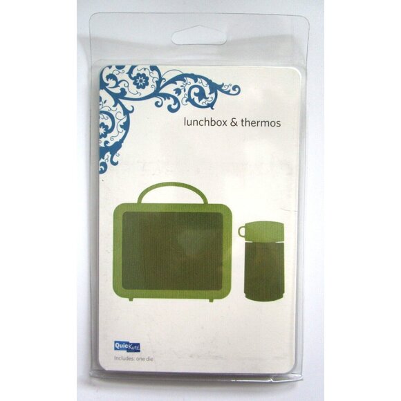 QuicKutz "Lunchbox & Thermos" - One Die Cut "REV 0048 Revolution Die" - 2007 NOS - Picture 1 of 8